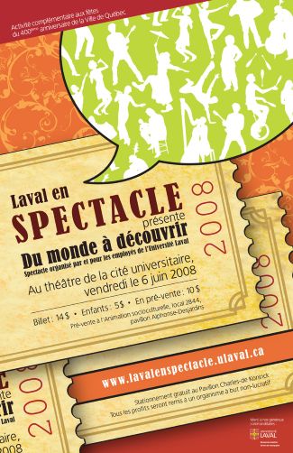 Affiche promotionnel 2017 sous la thématique: Du monde à découvrir.